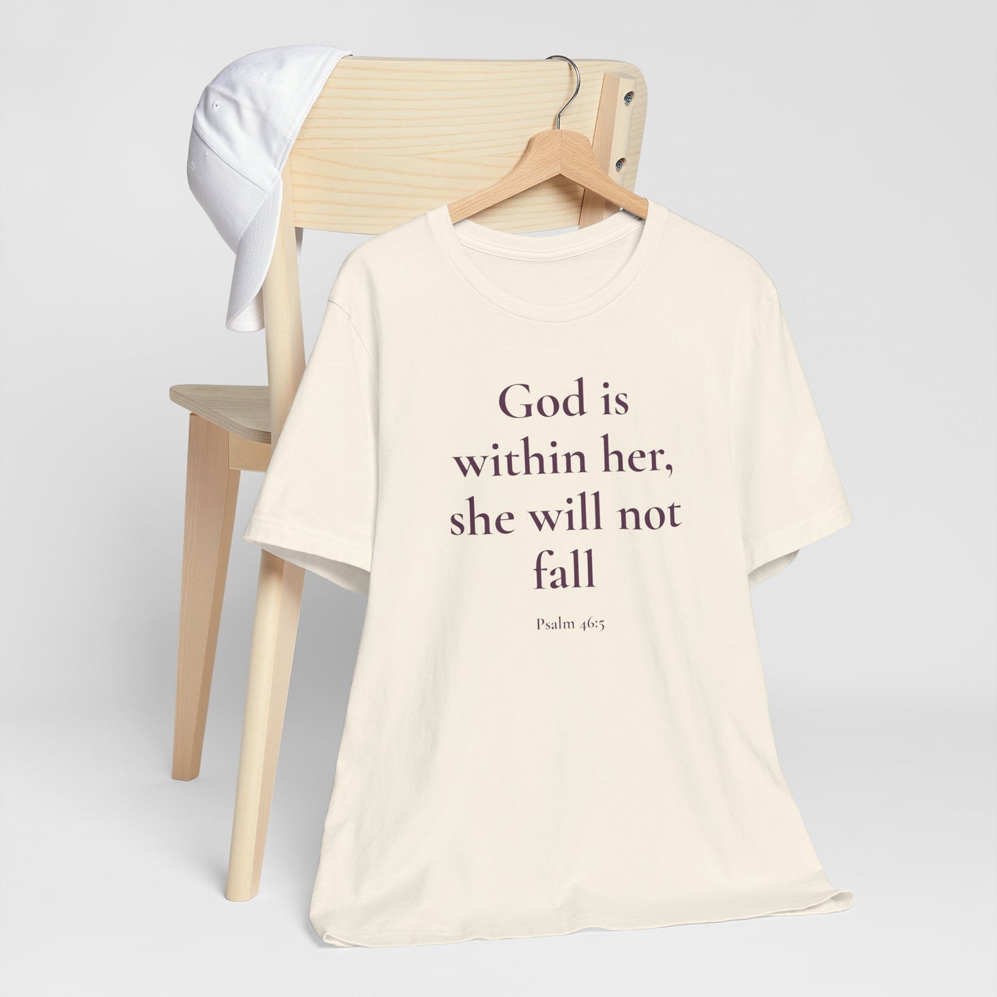 God Is With Her – Faith-Based Tee