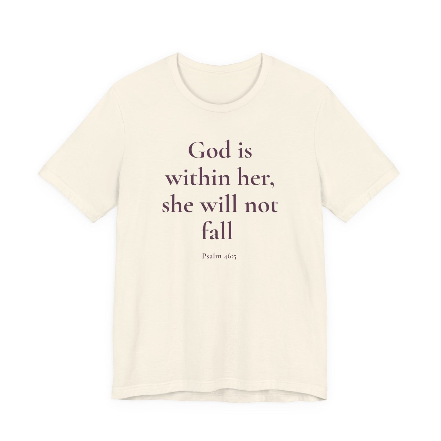 God Is With Her – Faith-Based Tee